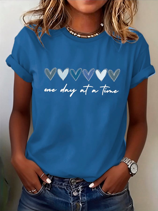 Women's One Day At A Time T-Shirt