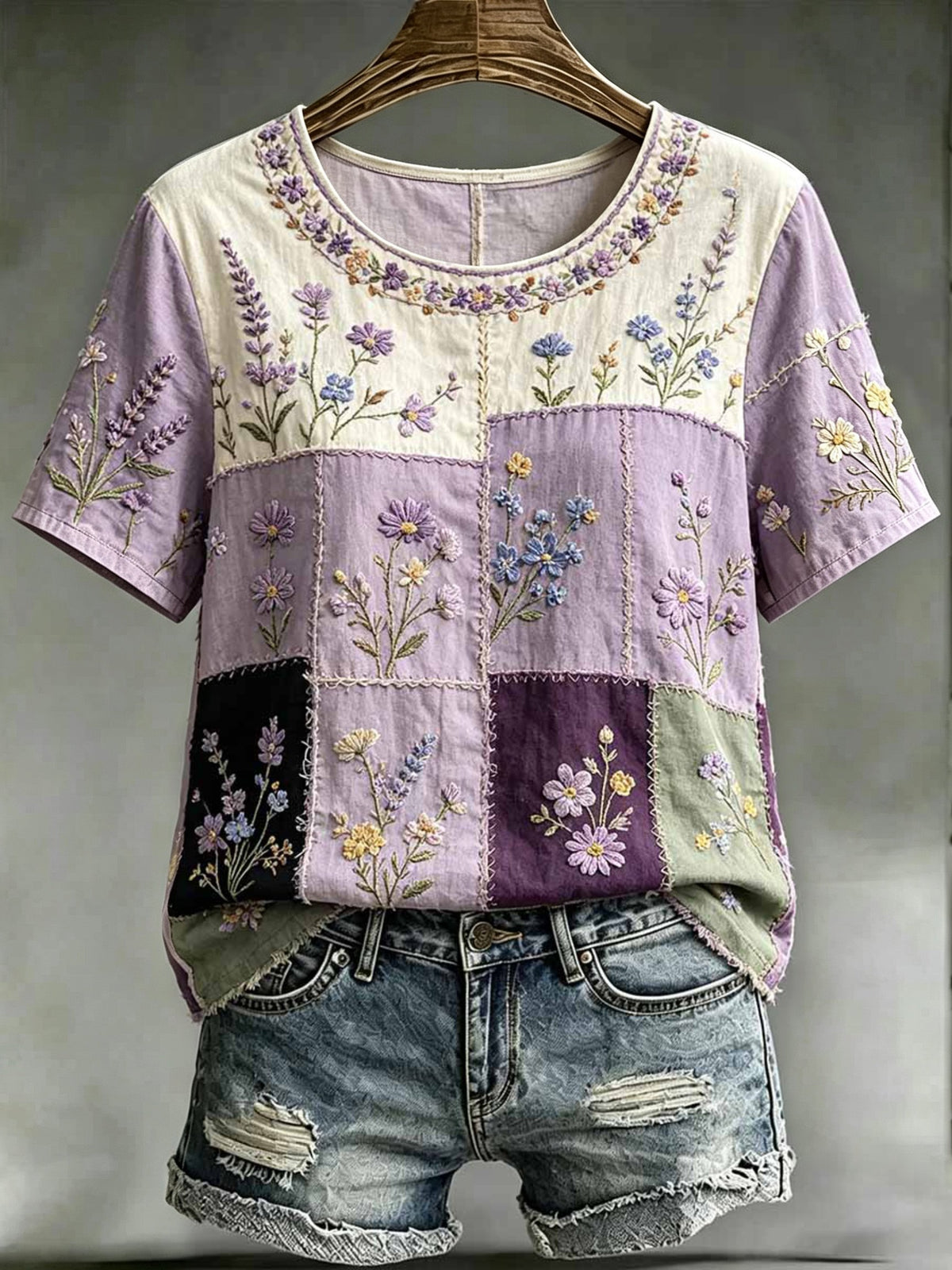 Women's Fashion Alzheimer's Support Pattern Printed Shirt