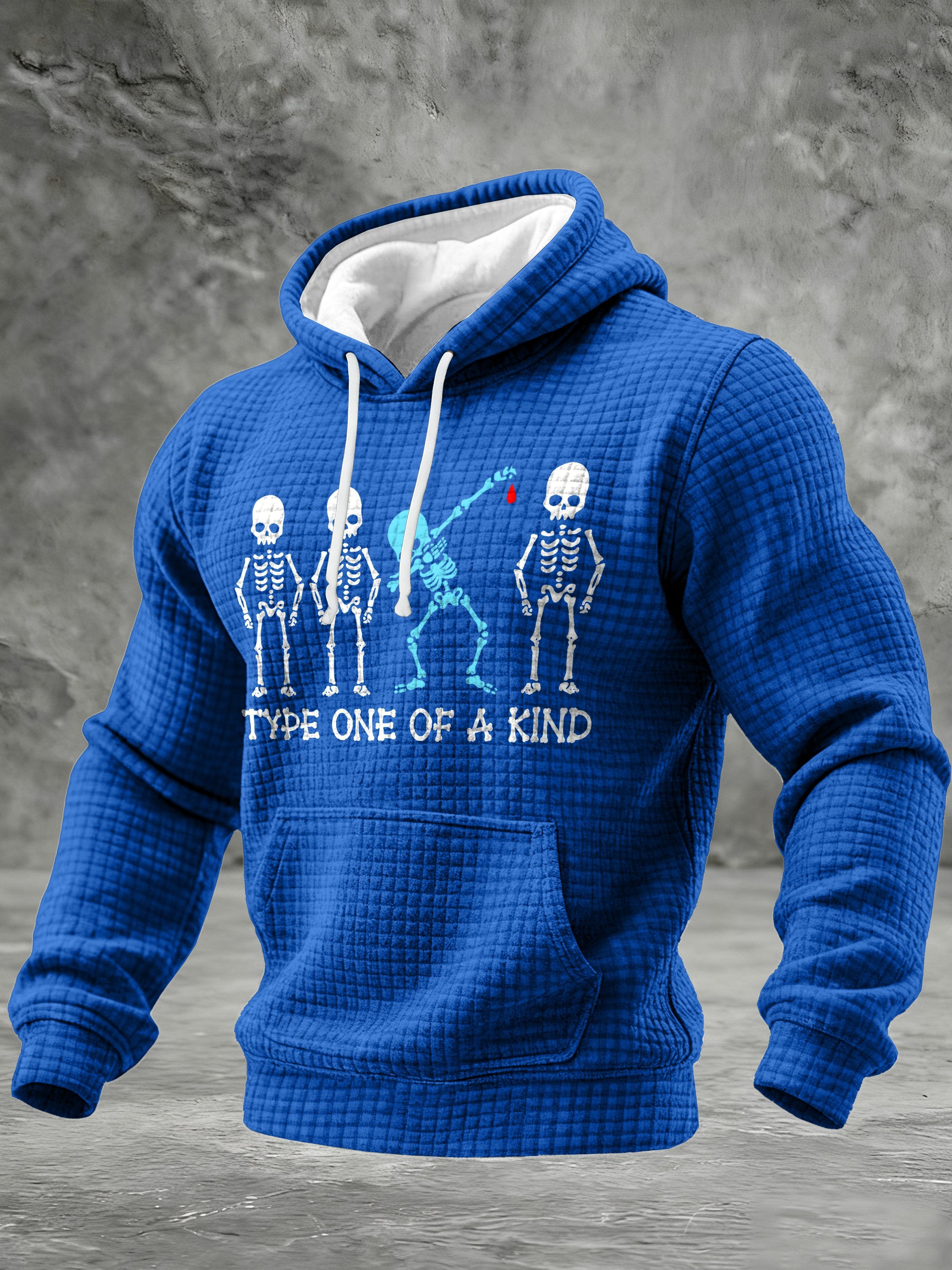Men's “Type One Of A Kind” Printed Hoodie
