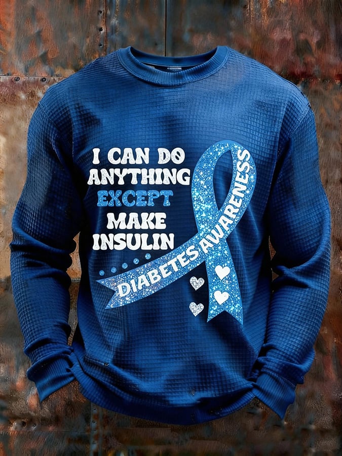 Men's I Can Do Anything Except Make Insulin Print T-Shirt