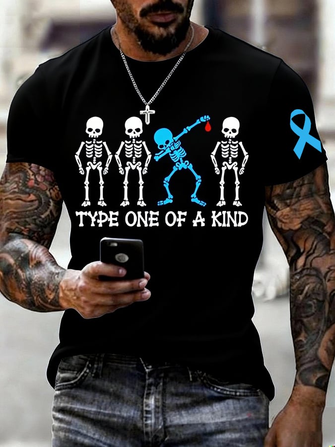 Men's “Type One Of A Kind” Print T-shirt