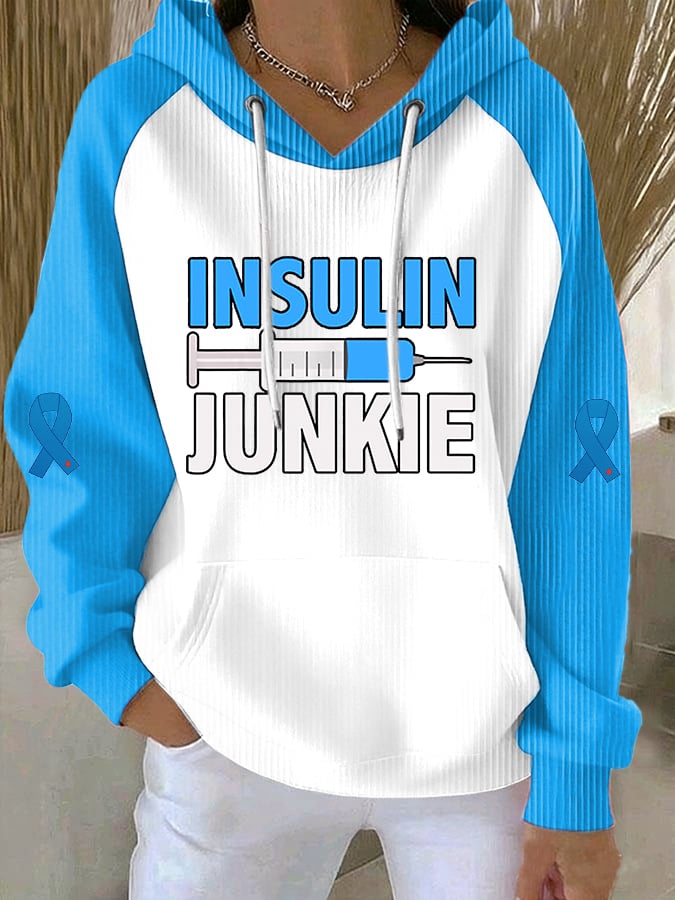 Women's Insulin Junkie Print Hoodie