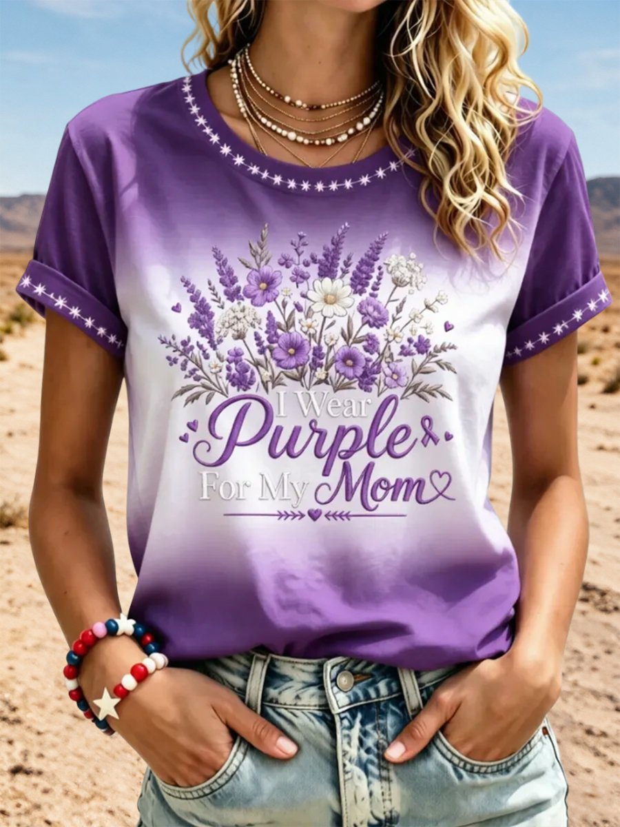 Women's Alzheimer's Awareness Short-Sleeve T-Shirt