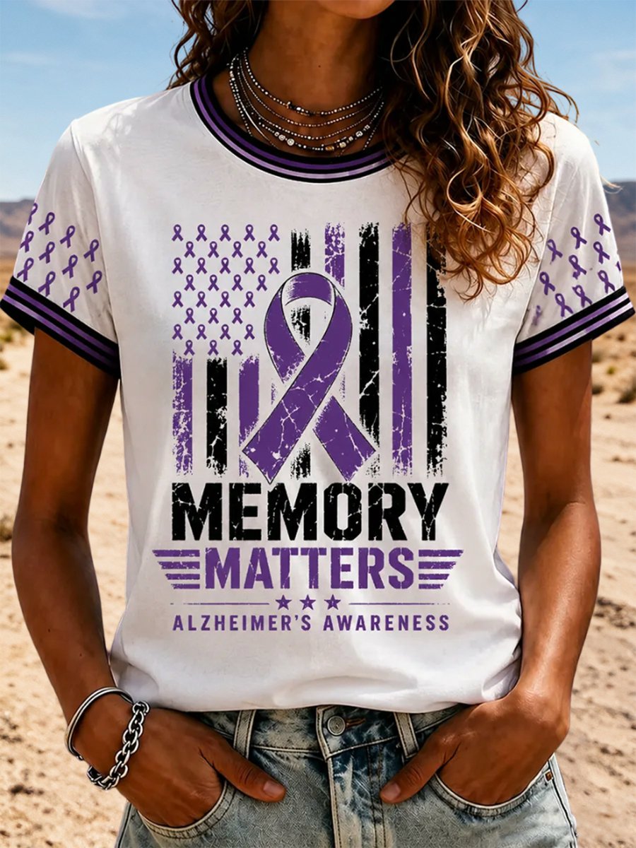 Women's Alzheimer's Awareness Short-Sleeve T-Shirt