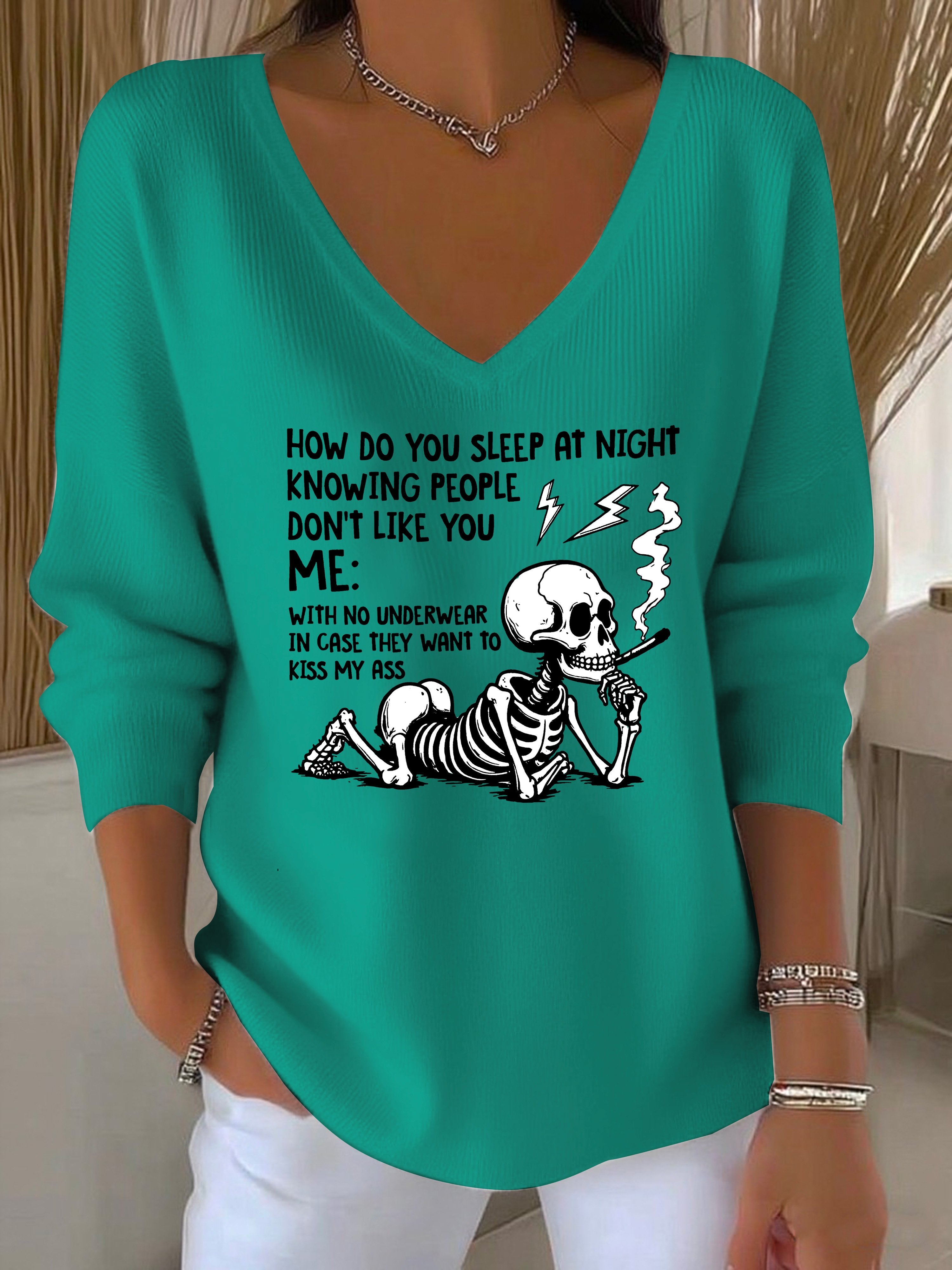 How to sleep at night without underwear, just in case they kiss my butt, humor, mental health, casual tops