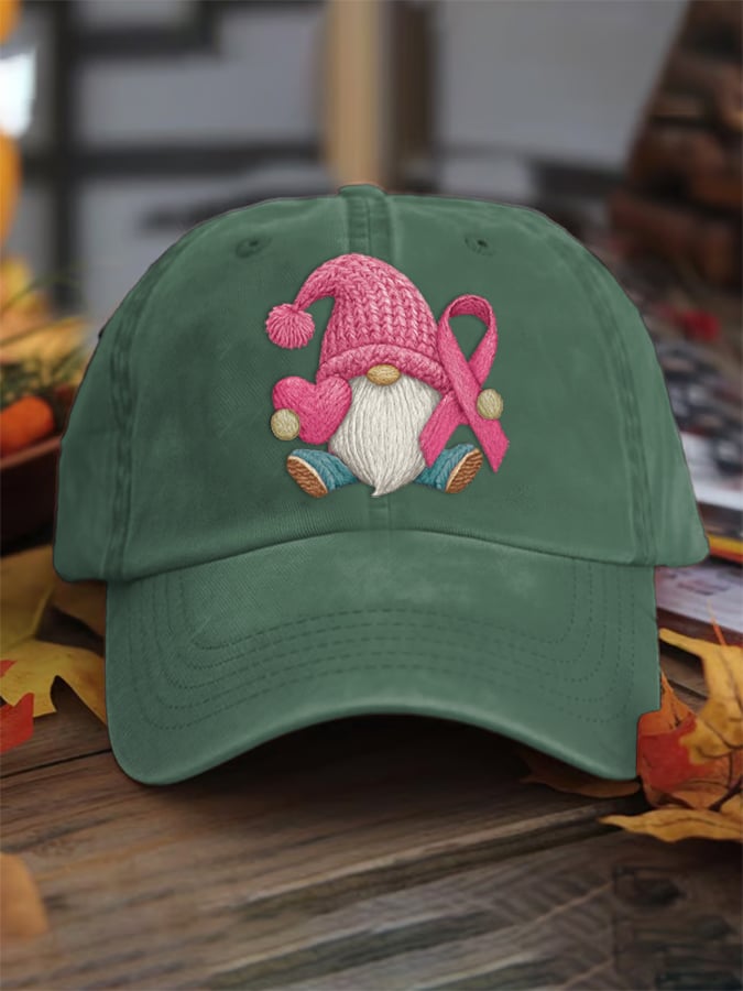 Breast Cancer Awareness Print Baseball Cap