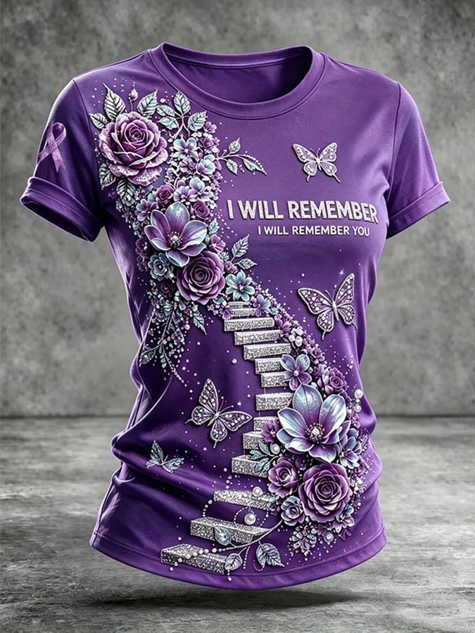 Women's Alzheimer's Awareness Short-Sleeve T-Shirt
