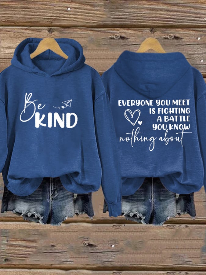 Women's Be kKnd Print Sweatshirt