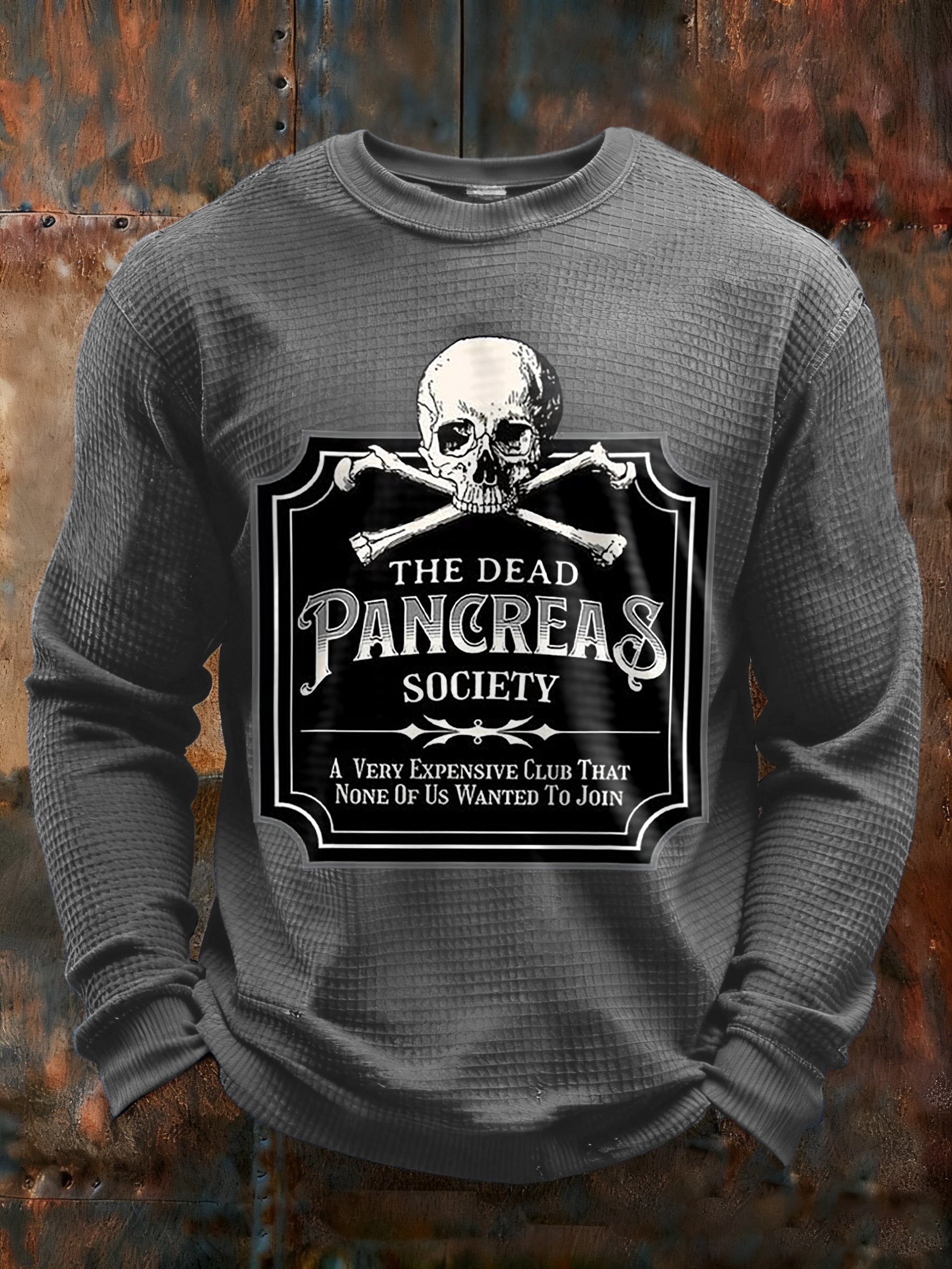 Men's The Dead Pancreas Society A Very Expensive Club That None Of Us Wanted To Join Print T-Shirt