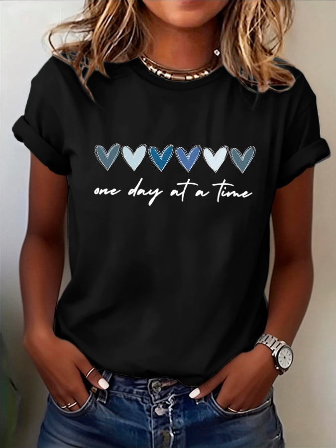 Women's One Day At A Time T-Shirt