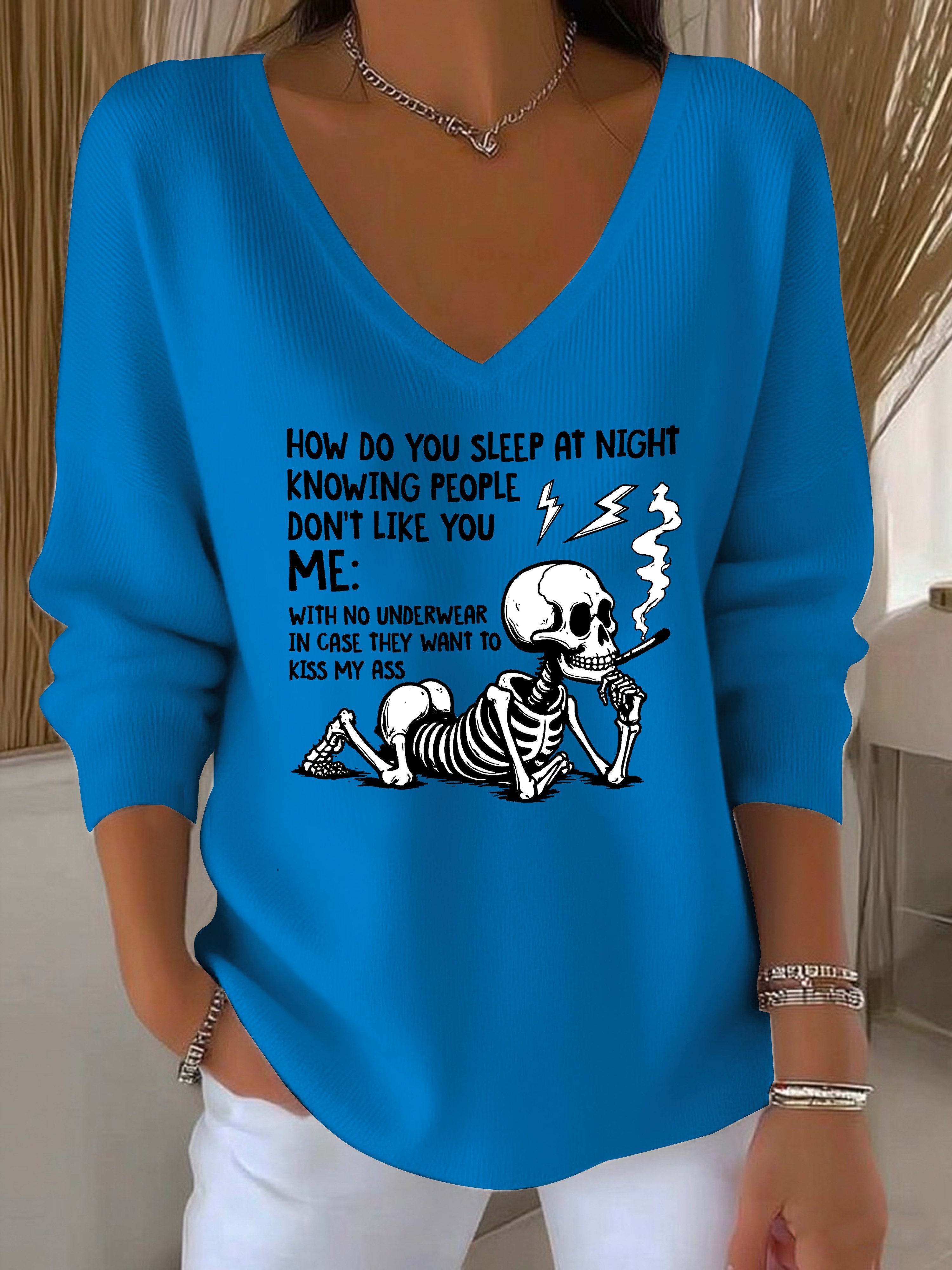 How to sleep at night without underwear, just in case they kiss my butt, humor, mental health, casual tops