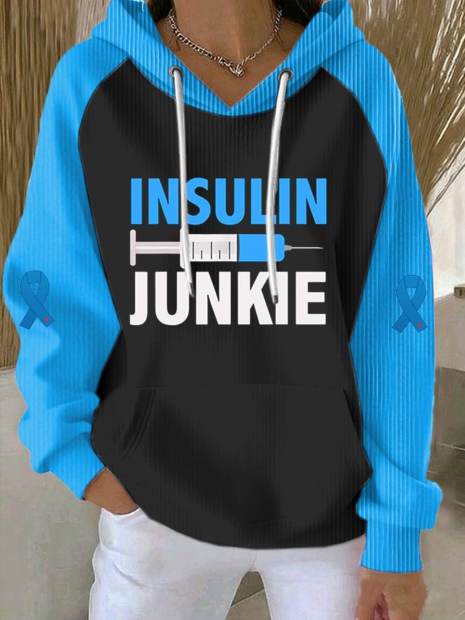 Women's Insulin Junkie Print Hoodie