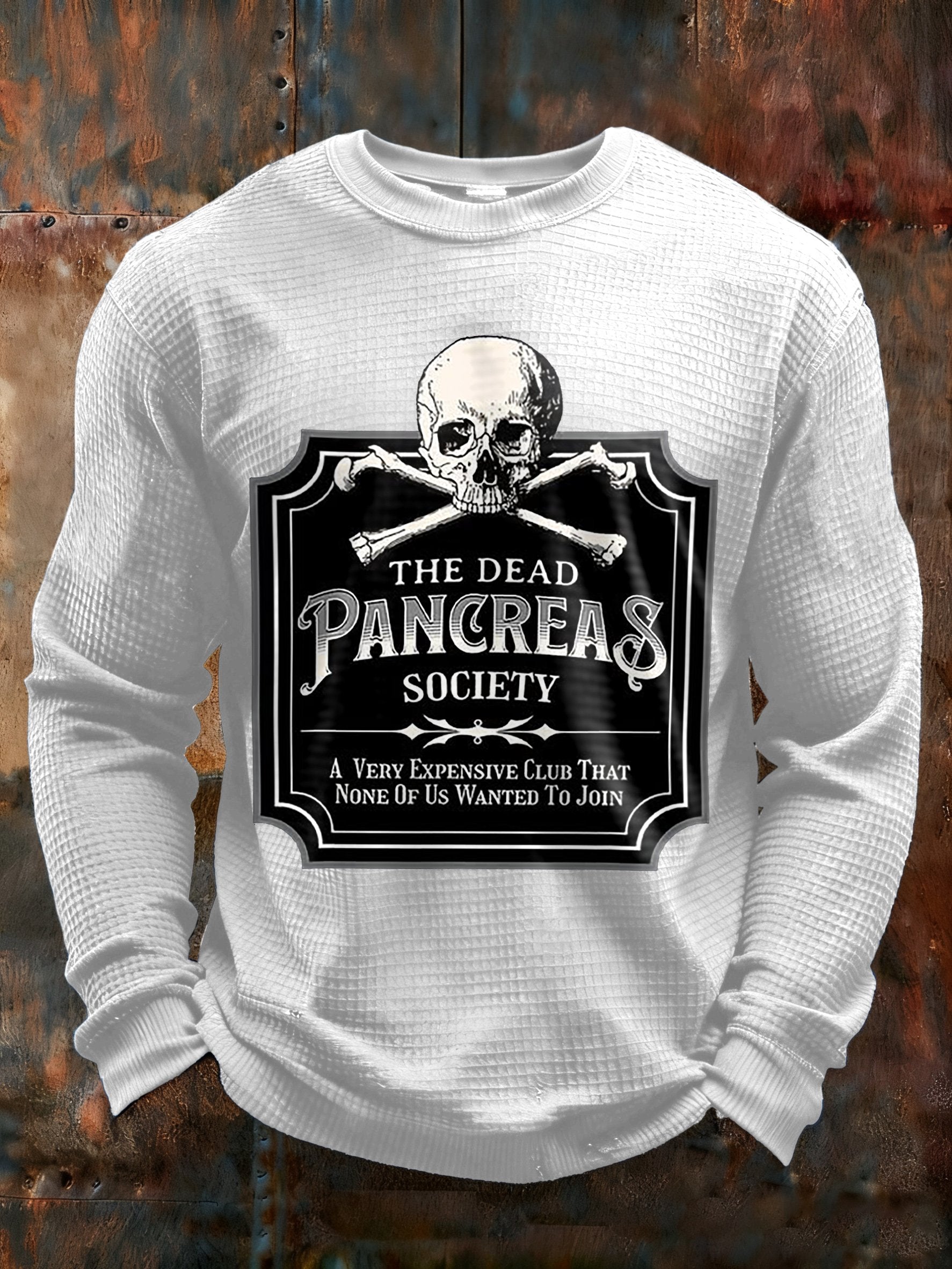 Men's The Dead Pancreas Society A Very Expensive Club That None Of Us Wanted To Join Print T-Shirt