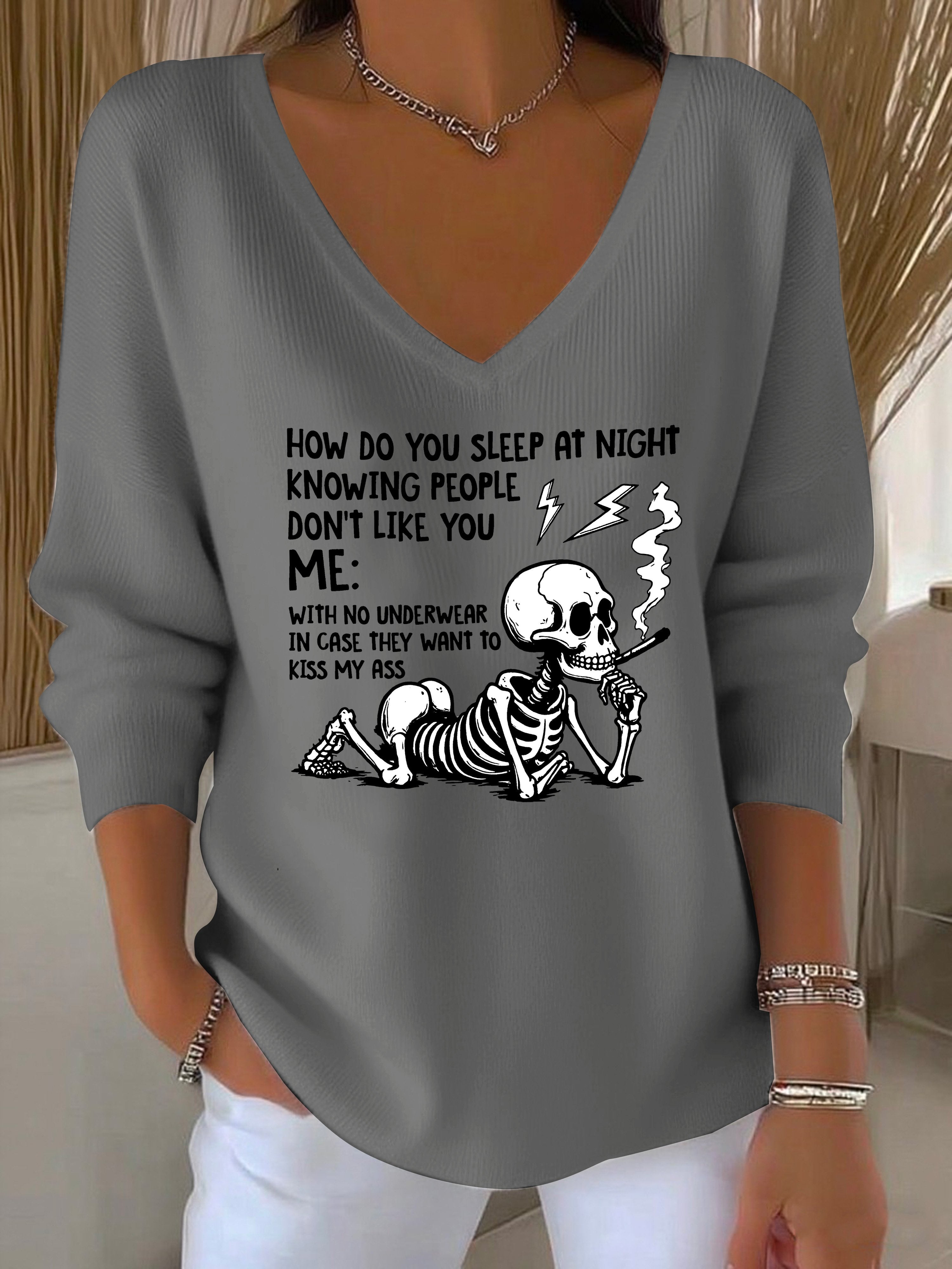 How to sleep at night without underwear, just in case they kiss my butt, humor, mental health, casual tops