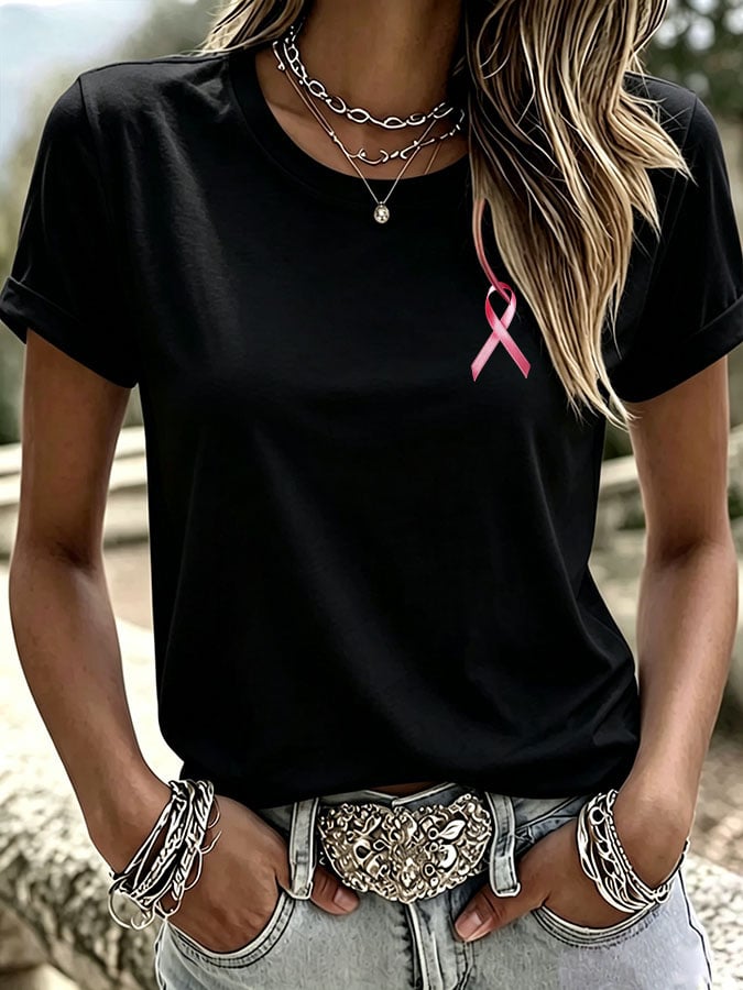 Women's Casual Print Short-Sleeve T-Shirt