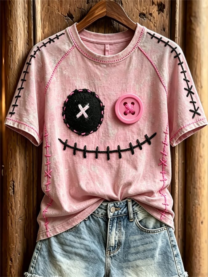 Women'S Breast Cancer Awareness Printed T-Shirt