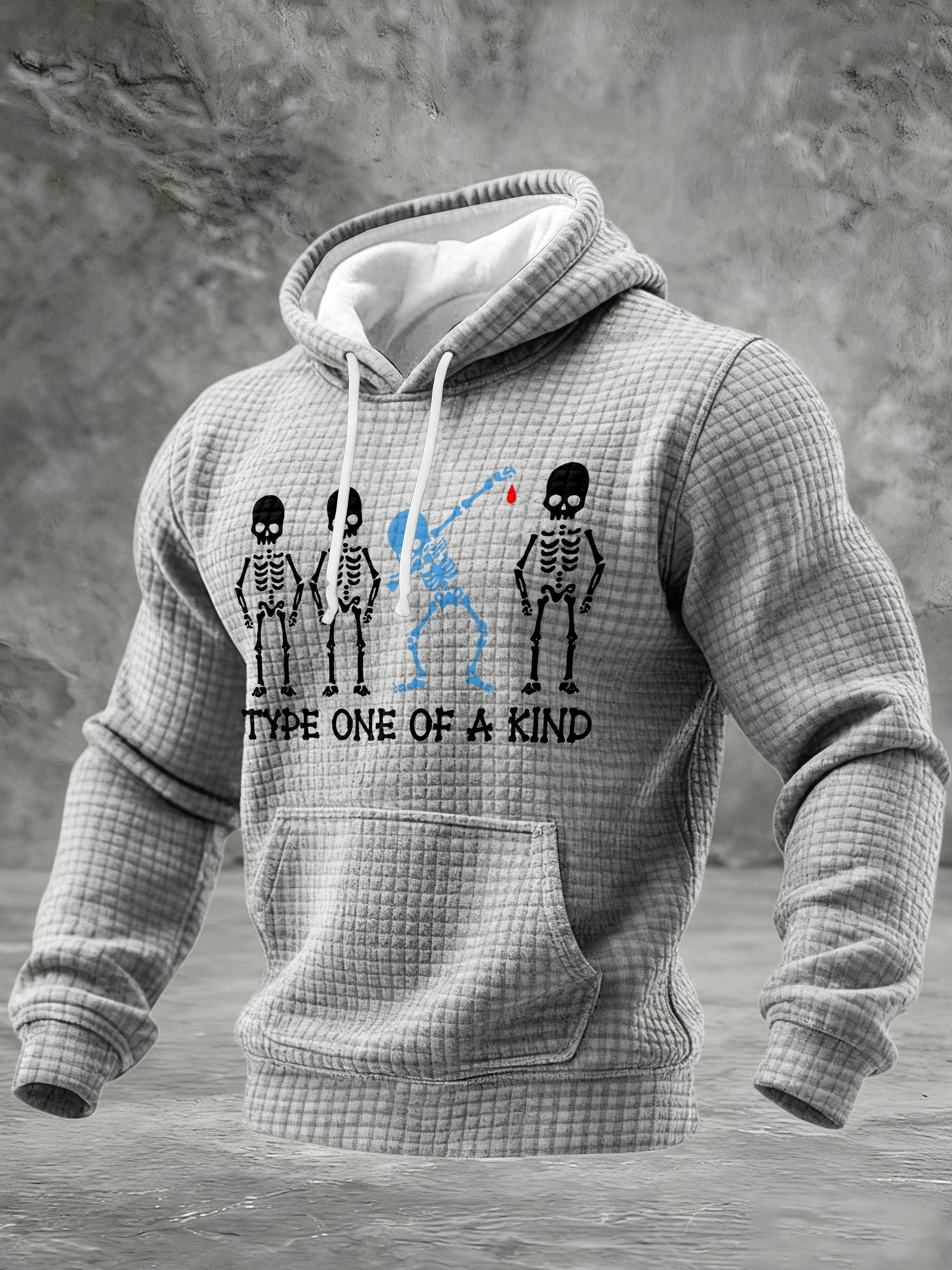 Men's “Type One Of A Kind” Printed Hoodie