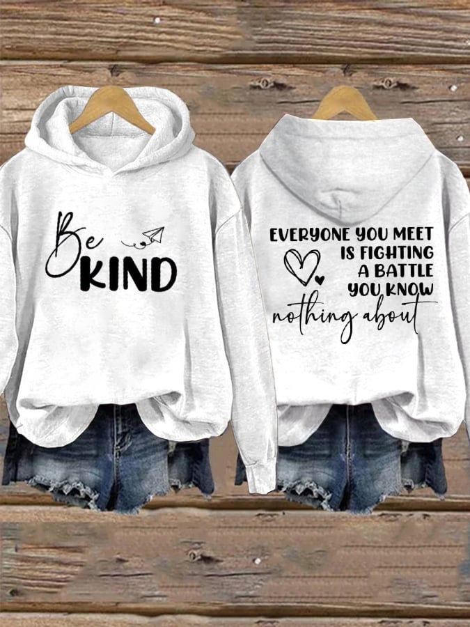 Women's Be kKnd Print Sweatshirt