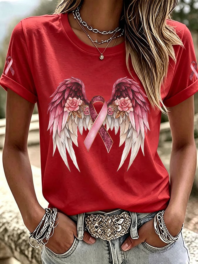 Women's Casual Print Short-Sleeve T-Shirt