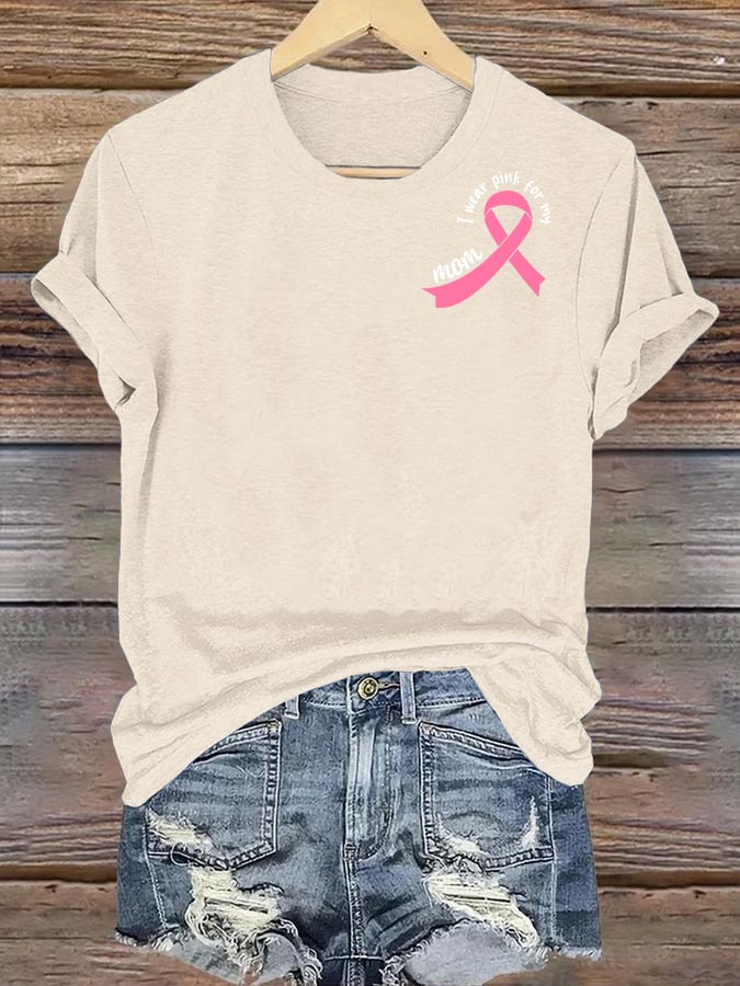 Women's  The Power of Pink Print T-shirt