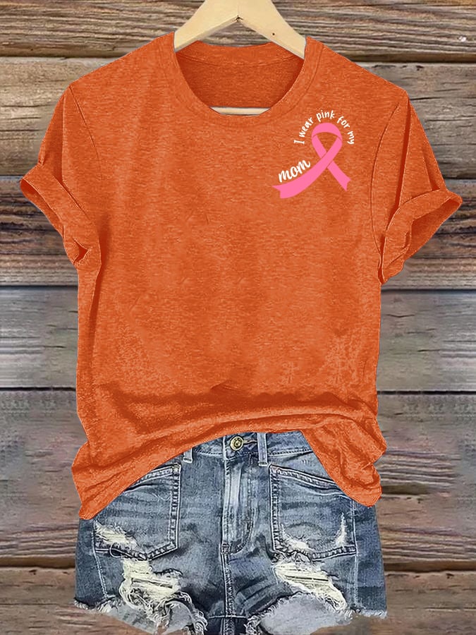 Women's  The Power of Pink Print T-shirt