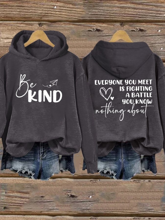 Women's Be kKnd Print Sweatshirt