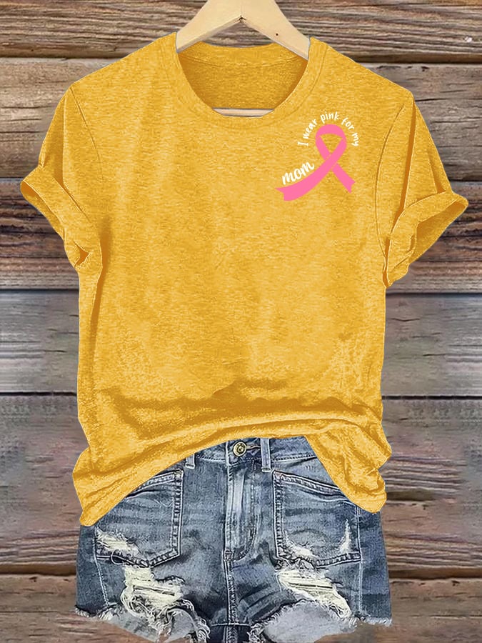 Women's  The Power of Pink Print T-shirt