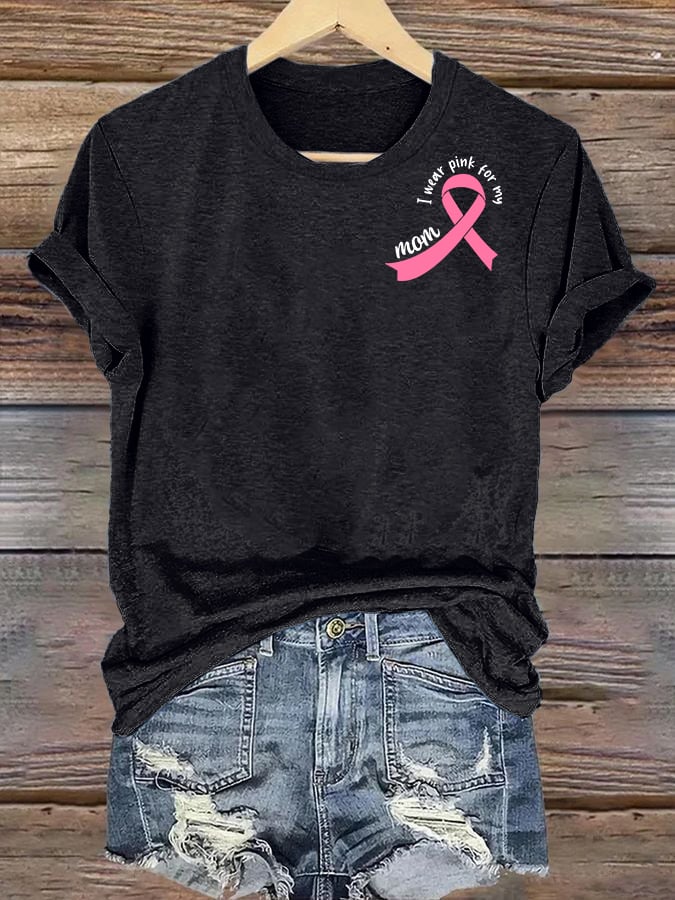 Women's  The Power of Pink Print T-shirt