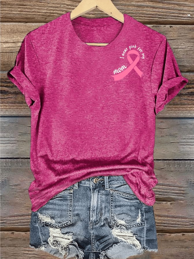 Women's  The Power of Pink Print T-shirt
