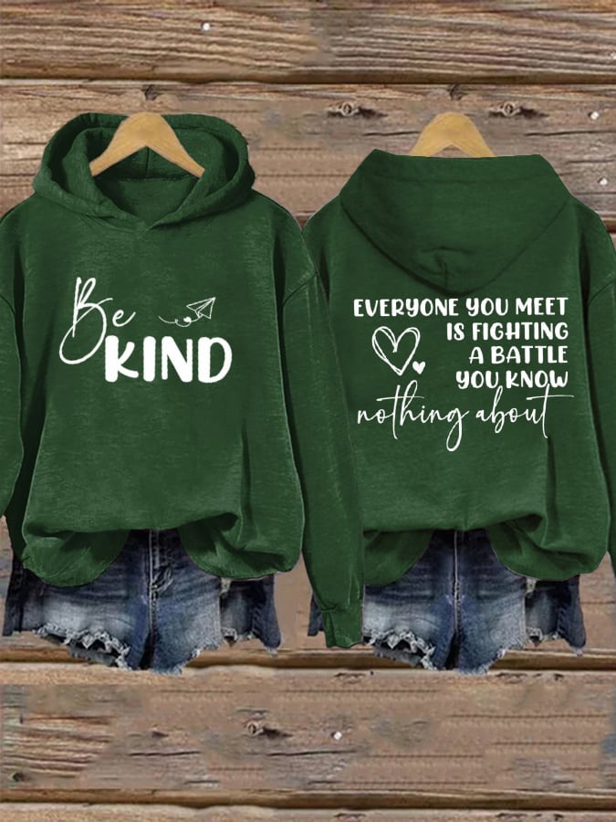 Women's Be kKnd Print Sweatshirt