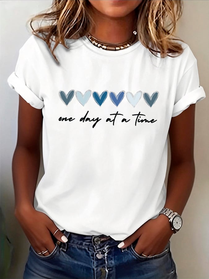 Women's One Day At A Time T-Shirt