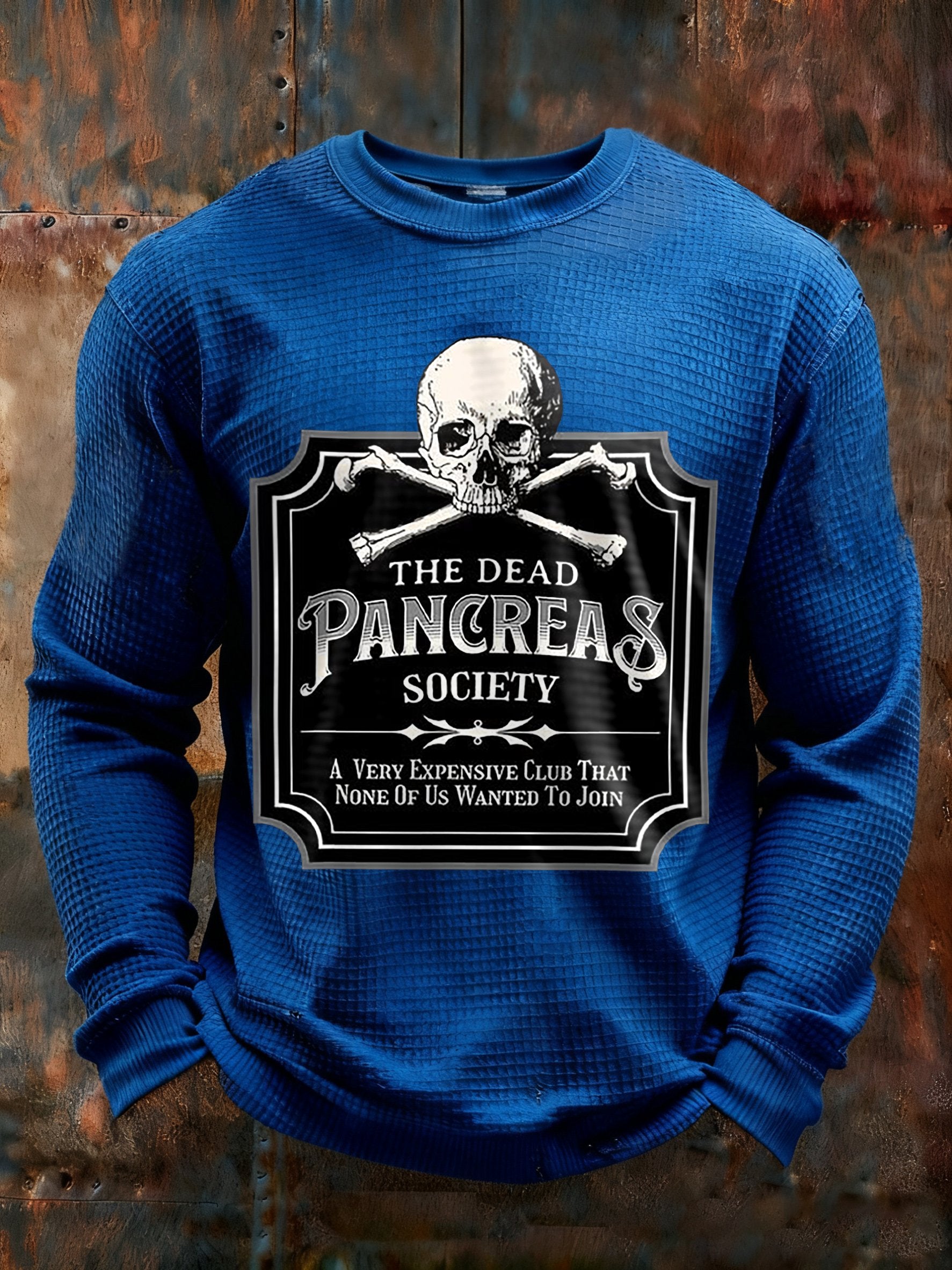Men's The Dead Pancreas Society A Very Expensive Club That None Of Us Wanted To Join Print T-Shirt