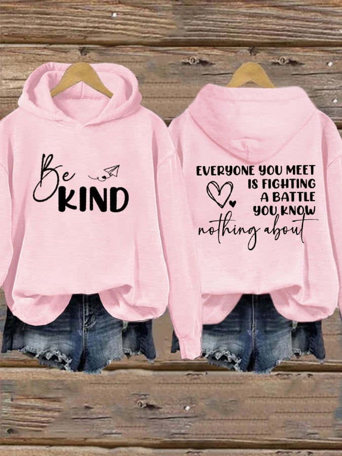 Women's Be kKnd Print Sweatshirt