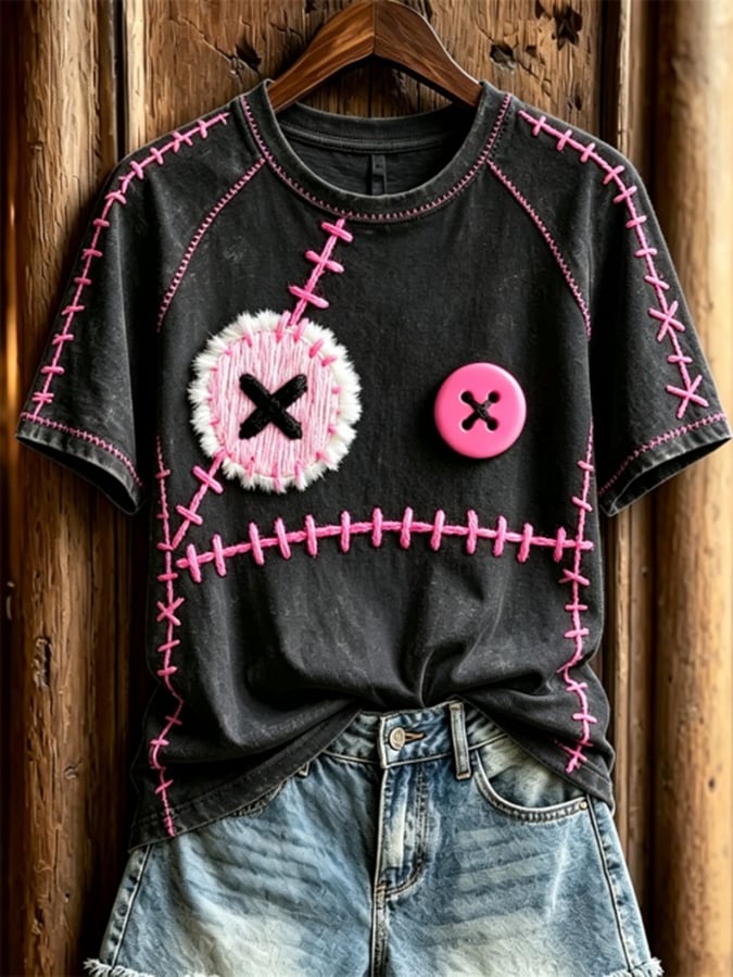 Women'S Breast Cancer Awareness Printed T-Shirt