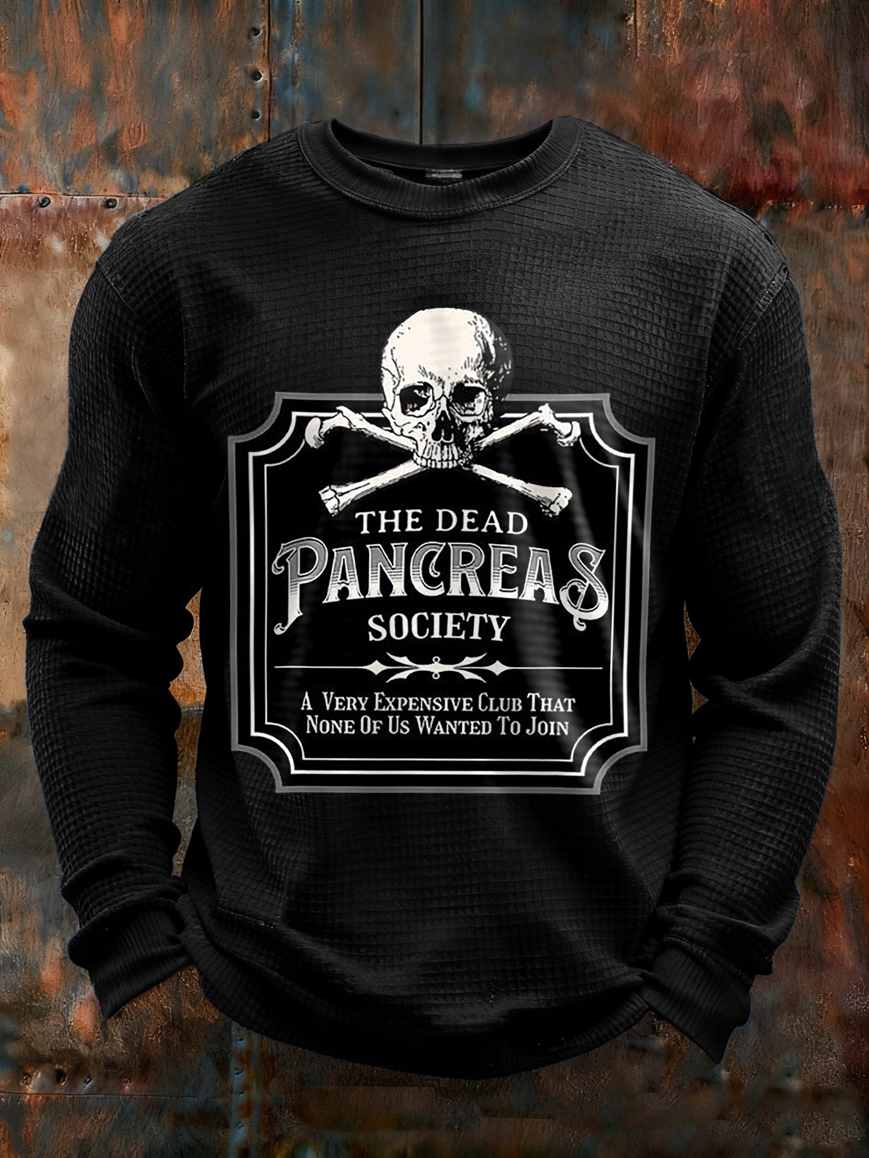 Men's The Dead Pancreas Society A Very Expensive Club That None Of Us Wanted To Join Print T-Shirt