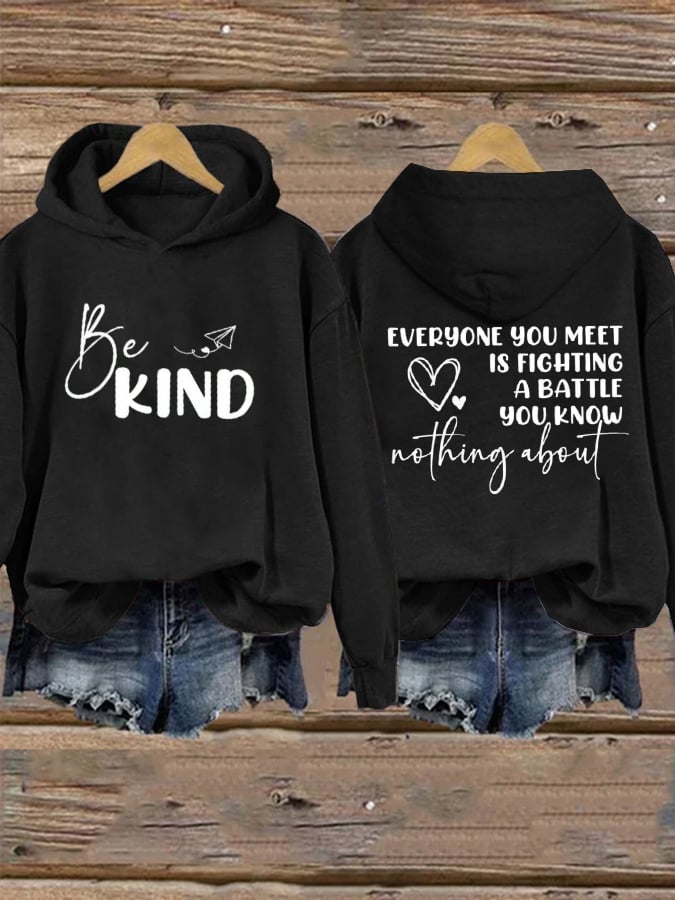 Women's Be kKnd Print Sweatshirt