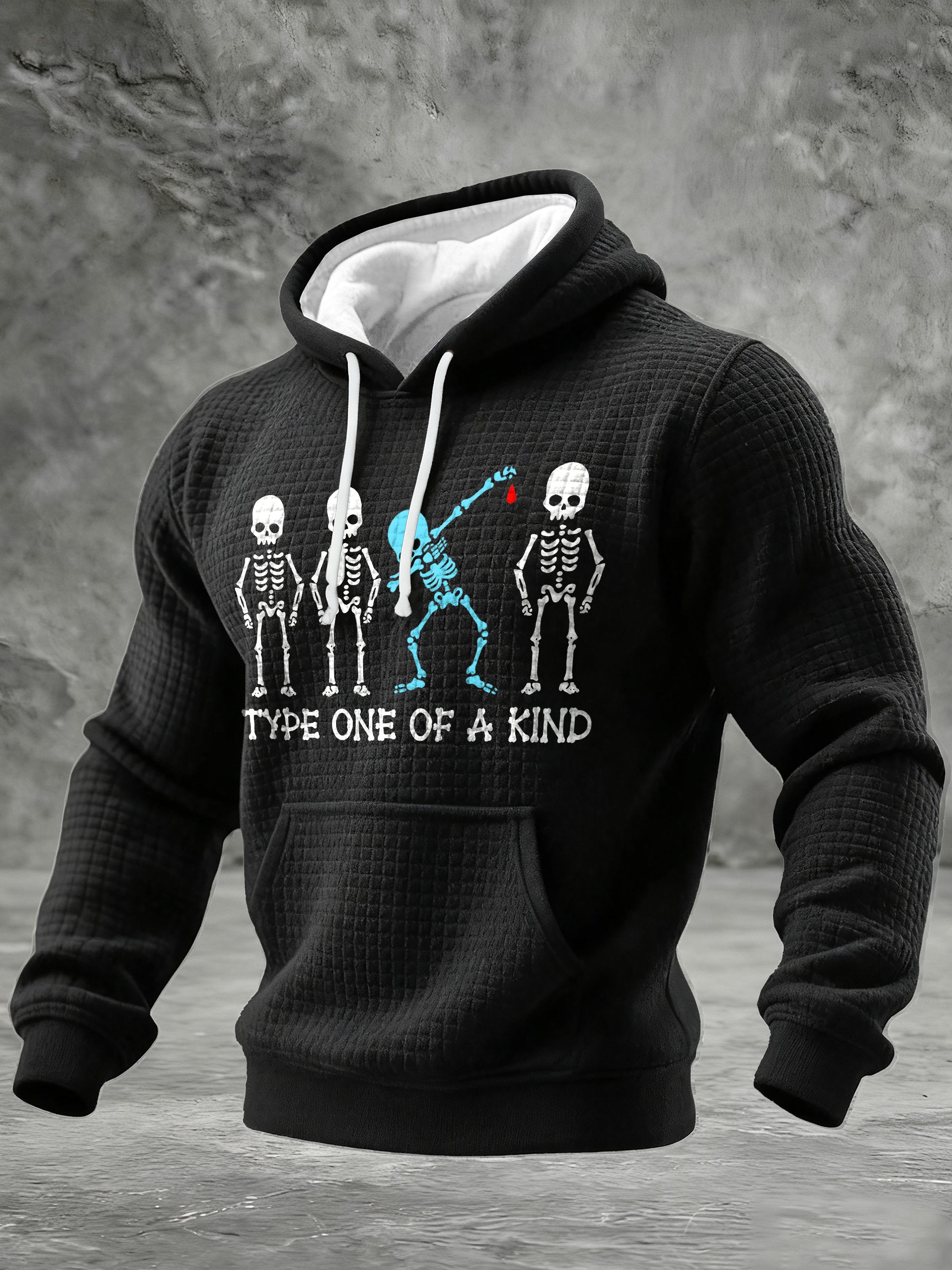 Men's “Type One Of A Kind” Printed Hoodie