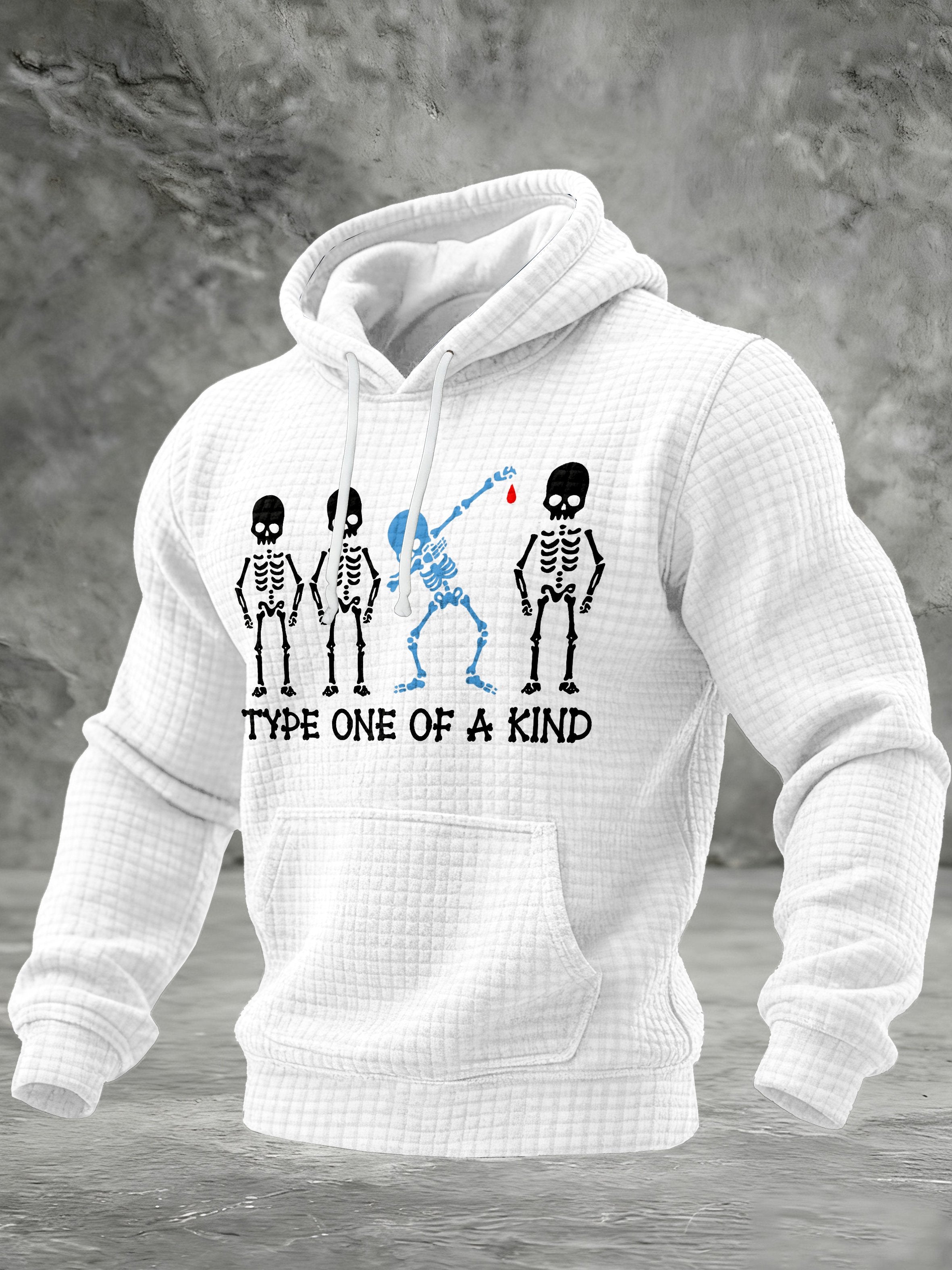 Men's “Type One Of A Kind” Printed Hoodie
