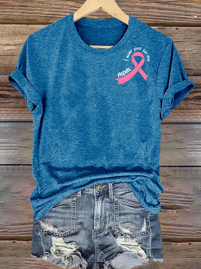 Women's  The Power of Pink Print T-shirt