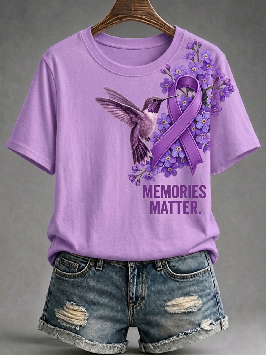 Women's Alzheimer's Awareness Short-Sleeve T-Shirt